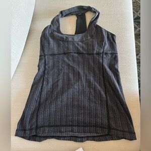 lululemon athletica Black and Gray Tank Top